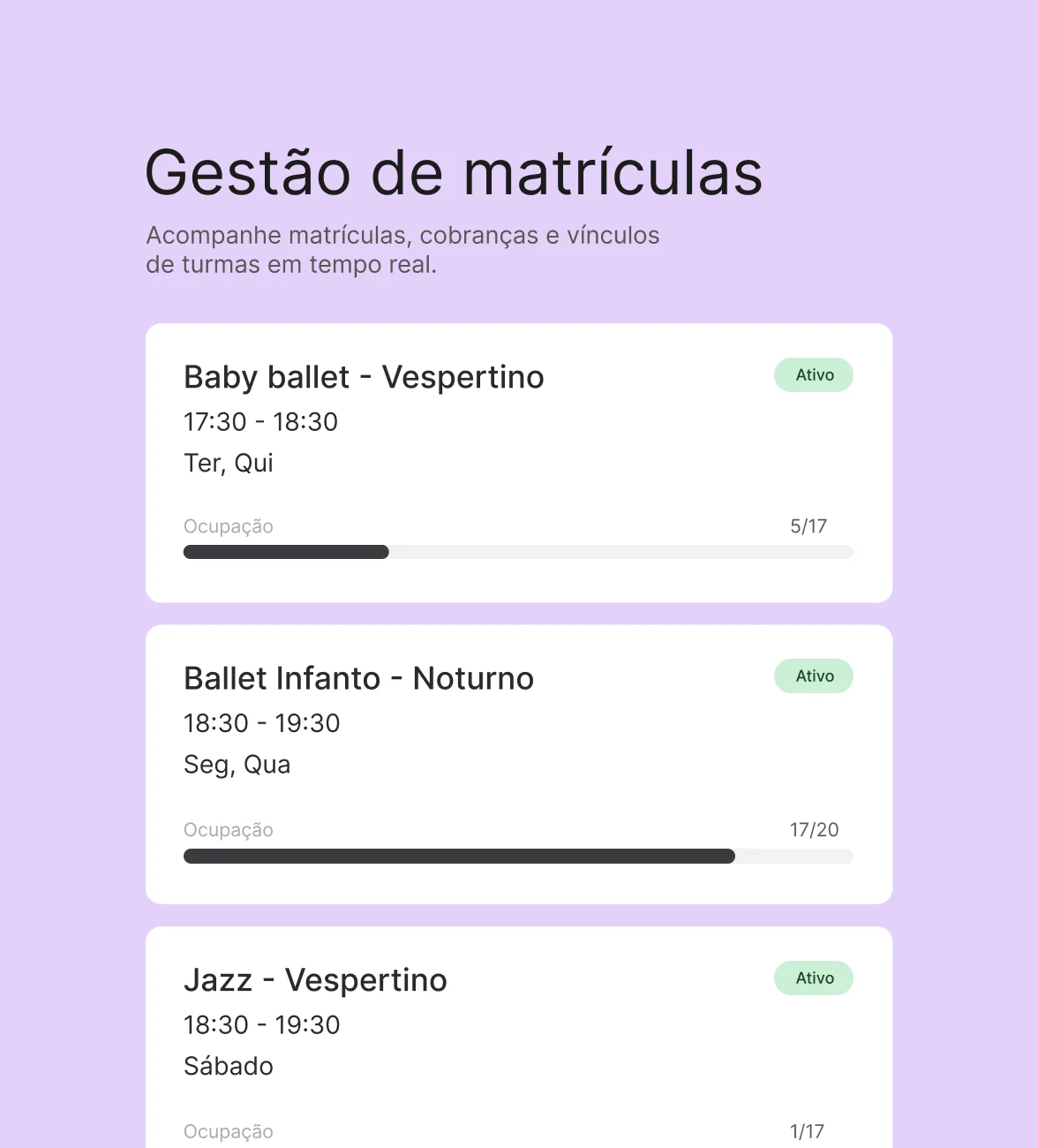 Matrículas da Alusa